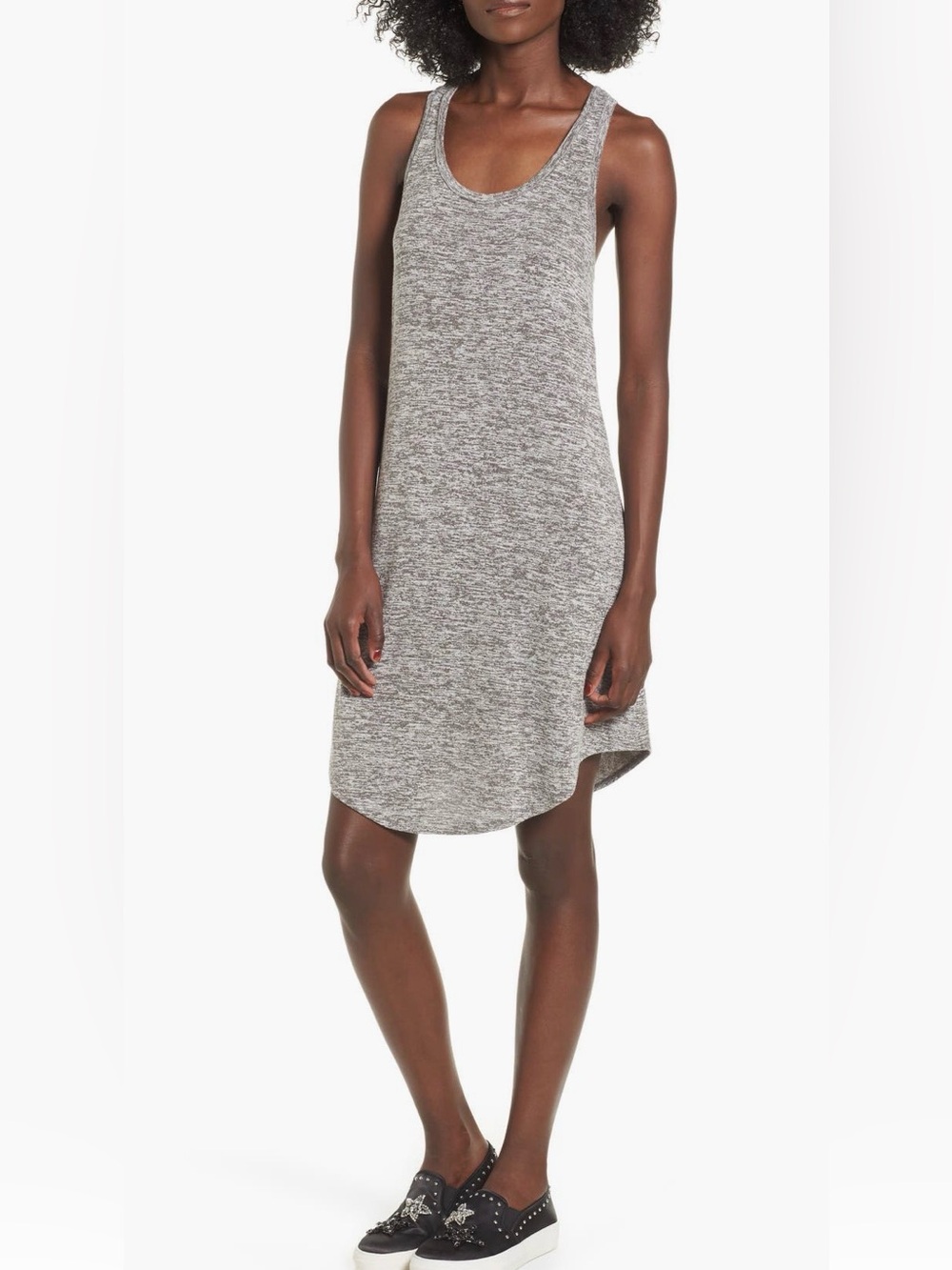 Leith Asymmetrical Casual Tank Dress